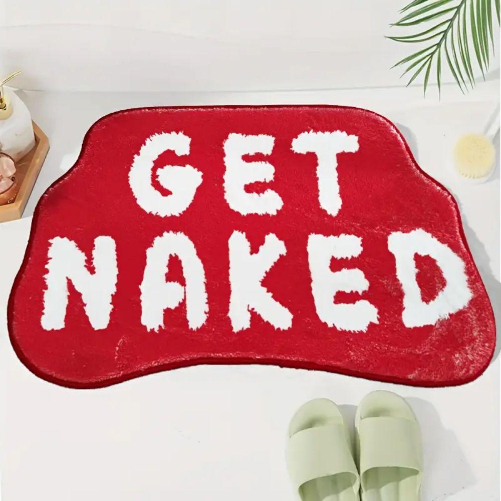 Alphabet Shaped Faux Sheep Velvet Carpet Soft Non-Slip Bathroom Floor Mats Bedroom Kitchen Rugs Home Decoration