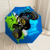 1PC monster truckUmbrella-8-Rib Reinforced, Automatic Open, Lightweight & Durable, Cute Fashion Accessory for Outdoor-P168