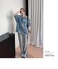 Women's Light Blue Denim Jacket - Korean Retro Style, Versatile for Spring and Autumn, Casual BF Fashion Trend.