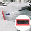 Foam Snow Broom Light Snow Brush Foam Head High-Altitude Roof Snow Rake Designed For Roofs Snow Removal Tool Winter