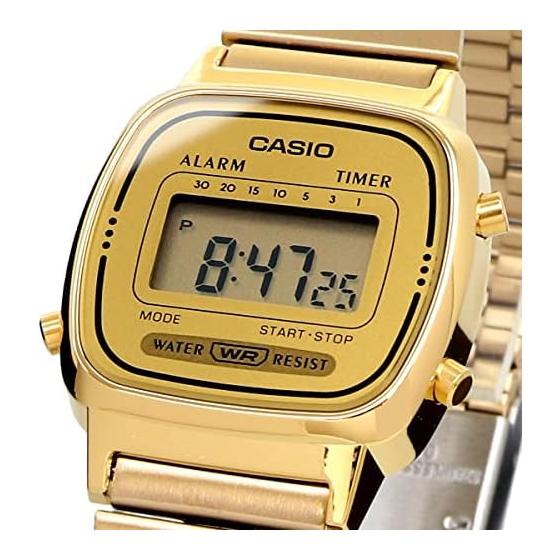 [Casio] CASIO Women's Watch Digital NEW Design LA670WGA-9 Gold Overseas Model [Parallel Import]
