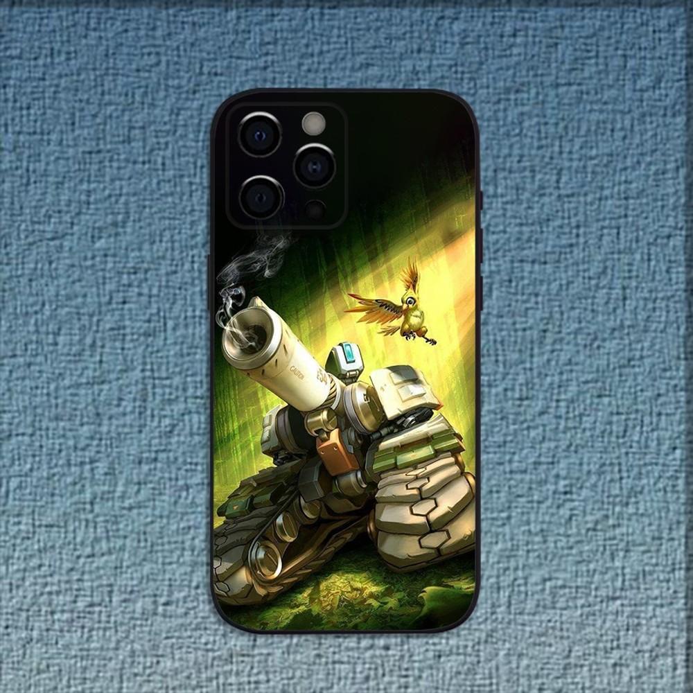 Game O-Overwatch Phone Case For iPhone 16,15,14,13,12,11,Pro,X,XS,Max,XR,Plus,Mini Soft Black Cover