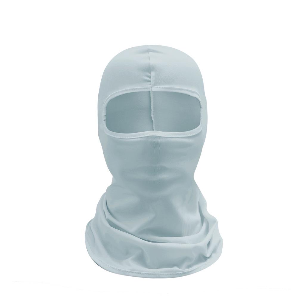Summer Ice Silk Sunscreen Face Mask: Windproof Dustproof Balaclava for Cycling, Biking, and Outdoor Sports