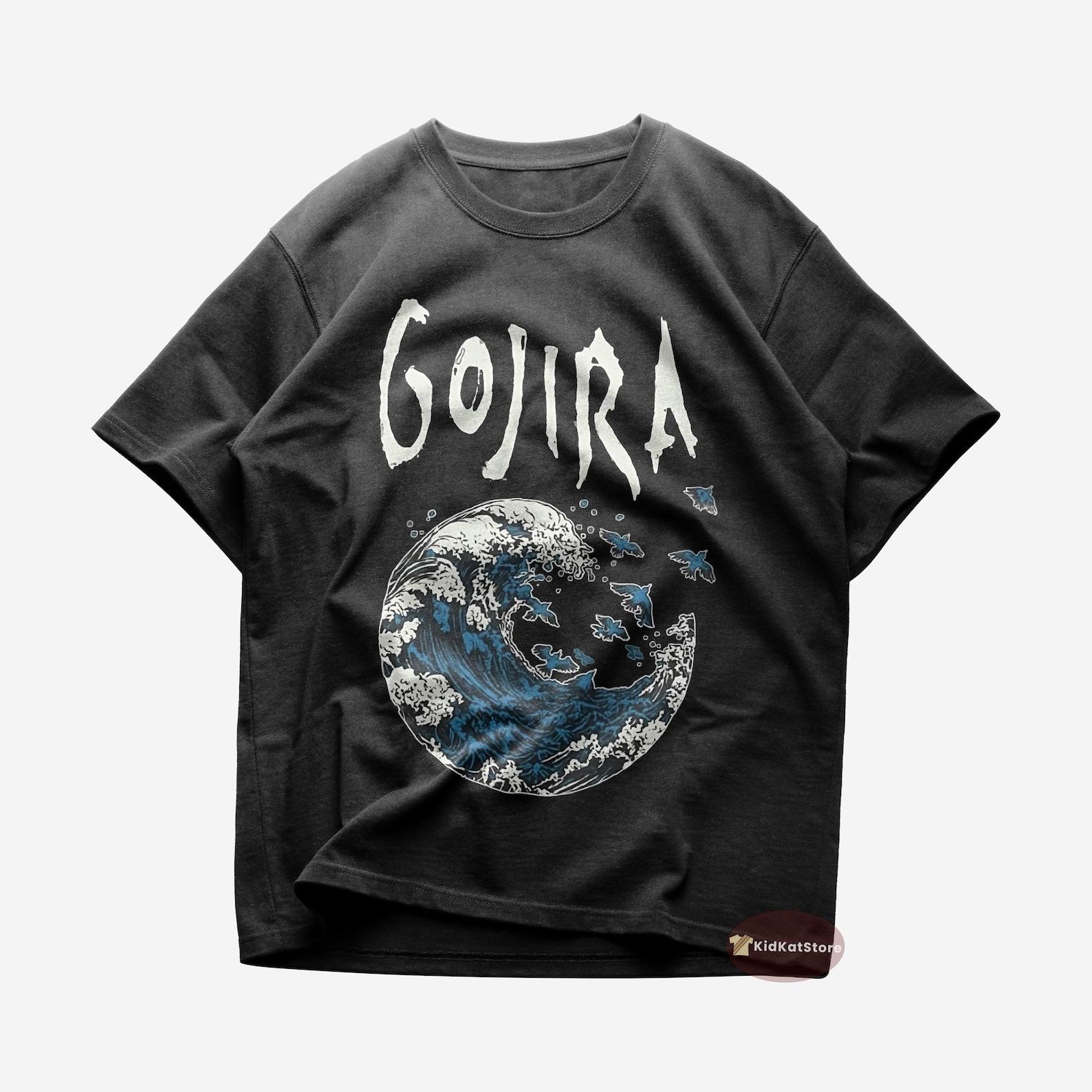 Gojira T shirt | Metal Music Shirt | Our Time Is Now | Magma Album | Gojira Merch | Cotton Tee S