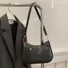 Texture niche simple shoulder armpit bag women's bag trendy versatile women's versatile crescent bag