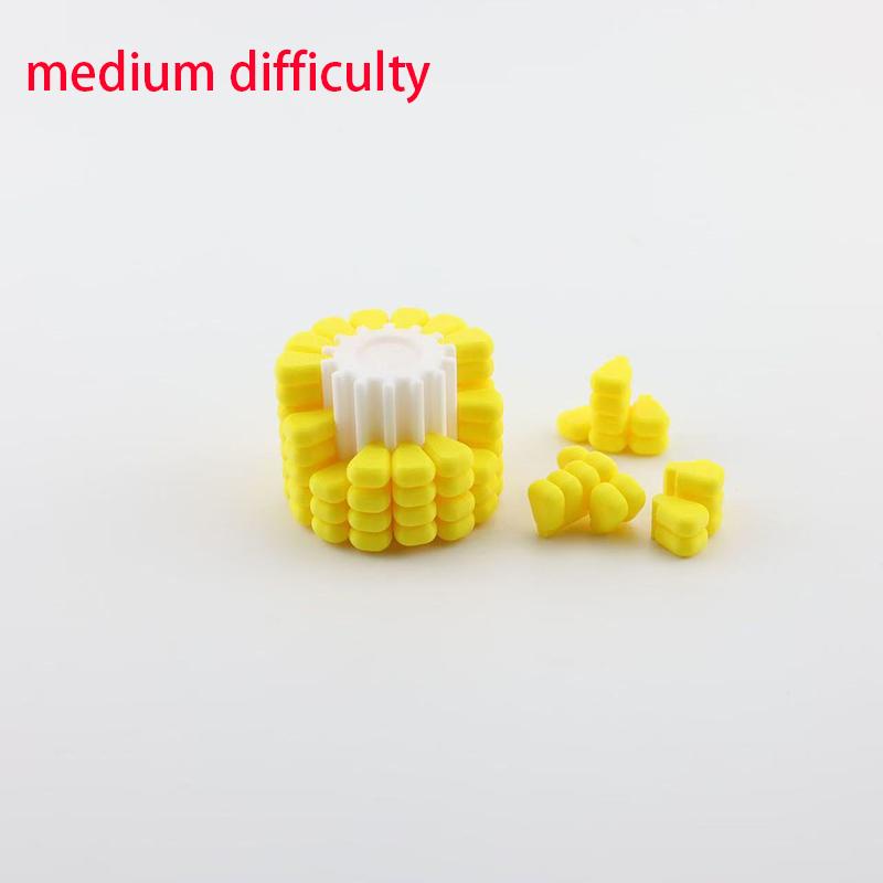 

New 3D Printed Simulation Corn Puzzle Ornament Decompression Puzzle Toy Corn 3D Puzzle Puzzle Party Gift For Friends