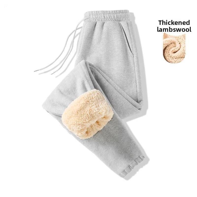Winter Fleece Lined Womens Casual Joggers With Drawstring For Warmth And Comfort