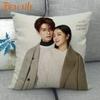 Custom Lee Dong Wook KPOP Pillowcase  Wedding Decorative Cotton Linen Pillow Case For Home Pillow Cover 45X45cm One Side