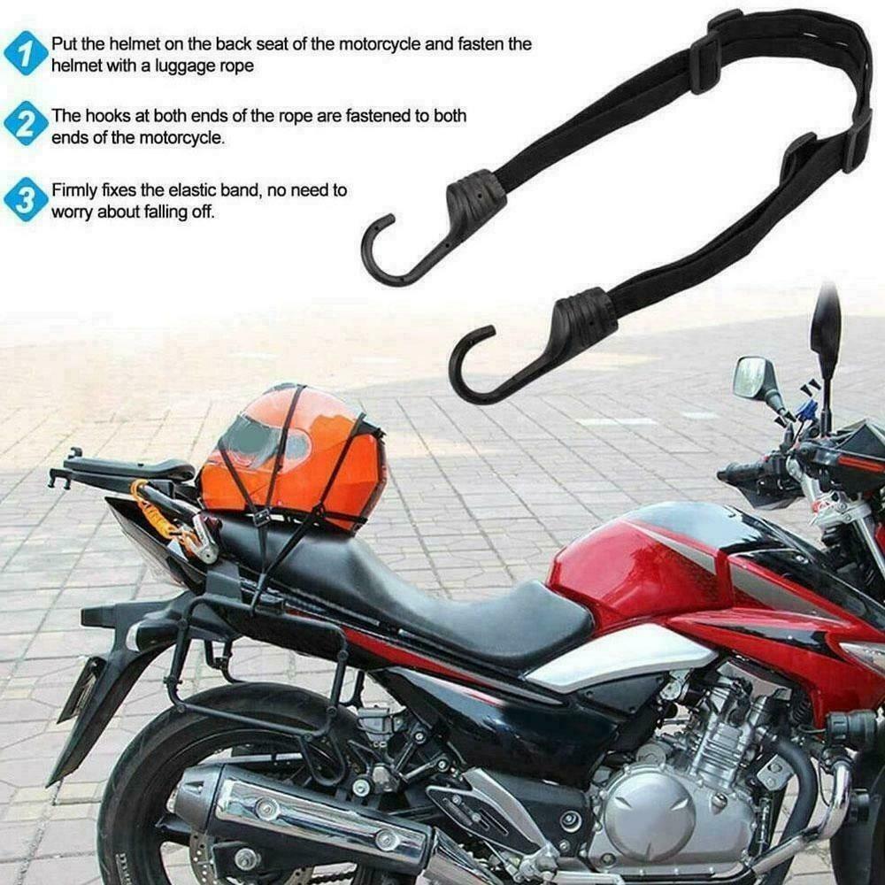 with 2 Hooks Helmet Fixed Strap High-Elasticity Helmet Tie Down Strap Durable Helmet Rope