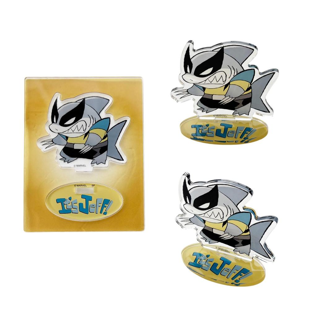 Small Planet Marvel Acrylic Blind Complete Set of 7 Rivals/Jeff/Costume Stand, Wrapped,