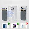 Phone Back Wallet for Phone 17 16 15 14 Magnetic Sleeve Cellphone Credit Card Holder Case Pouch Portable Card Slot