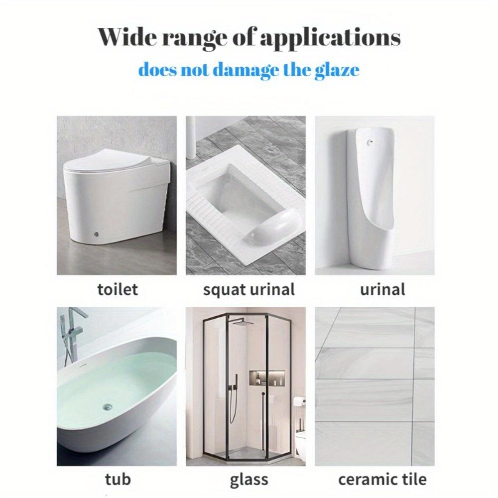 H4Cacle Multi-Purpose Toilet Bowl Remover Powerful Descaling Toilet Spirit Removes Odors Stains Scum Agent Tile Wall Yellowing Decontamination Removal