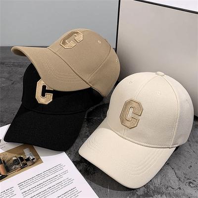 Korean Version of Hard Top Baseball Hat Men's Spring and Summer New Trendy Brand C Letter Couple Hat Women's Sun Protection Youth Baseball Hat