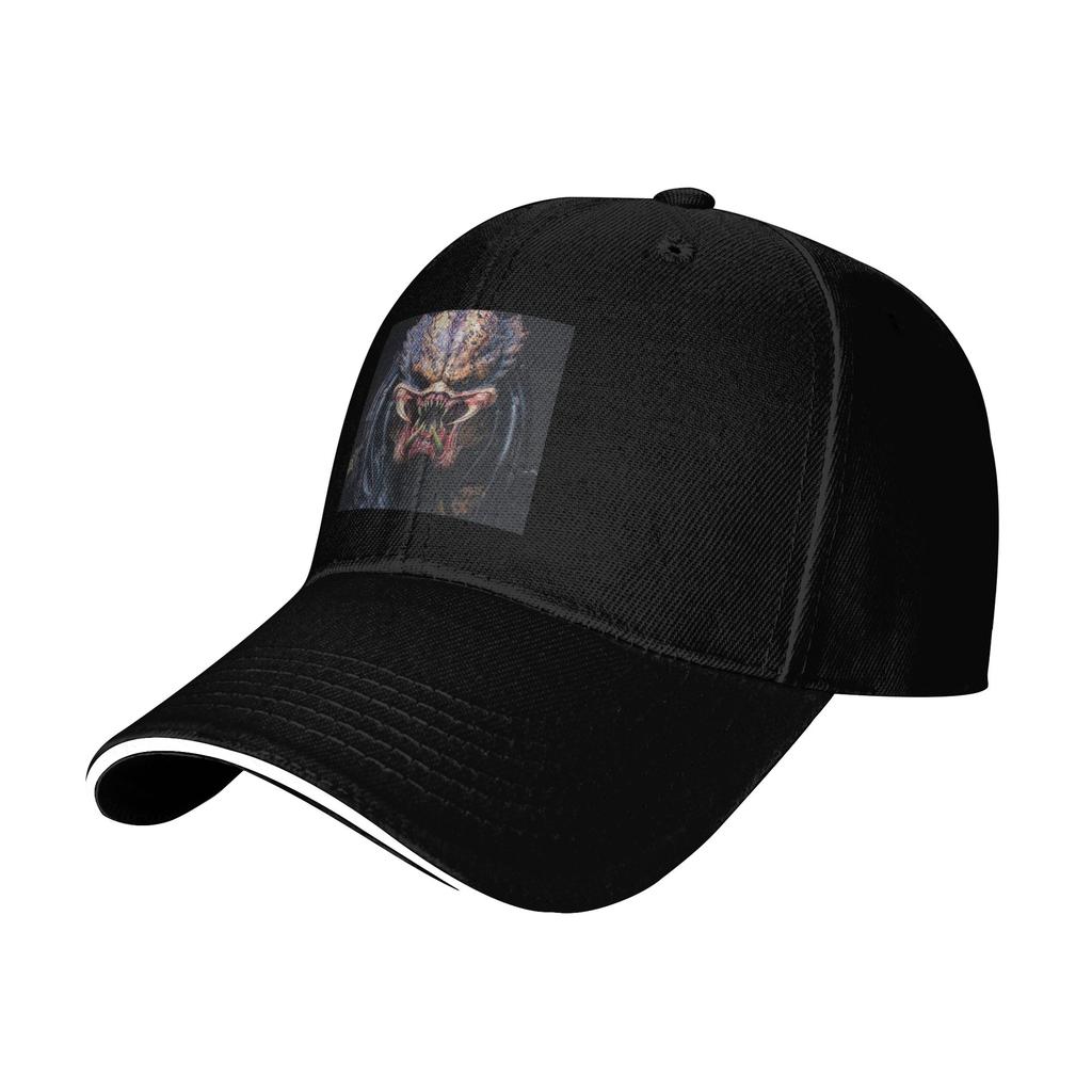 Predator Smile Horror Xenomorph Alien Monster Cap Baseball Caps Adjustable Hat Hip Hop Summer Unisex Baseball Hats Customizable