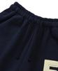 EEERRR Er Waffle Applique Long Sweat Pants (Navy)