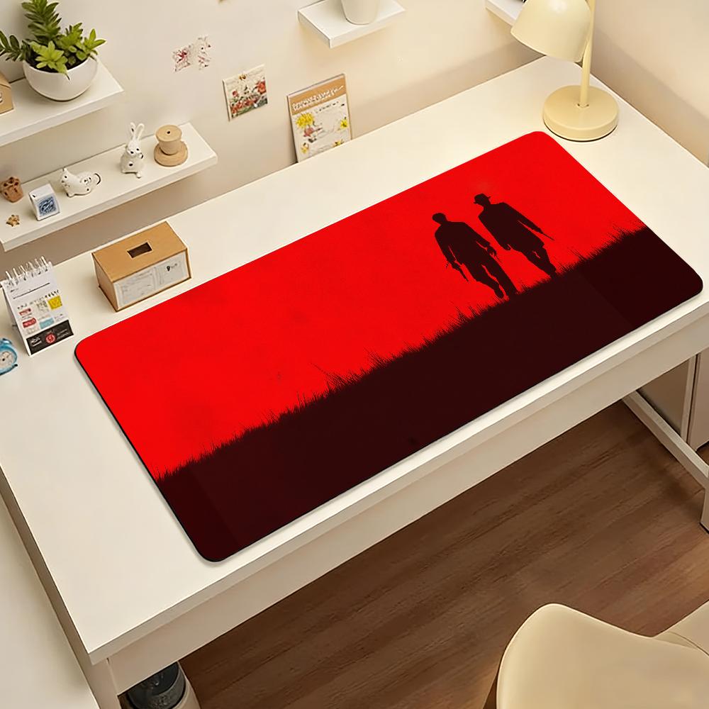 Django Unchained Mouse Pad Nonslip Locking Edge DeskMat PC Laptop Accessories Rubber Office Keyboard Large Game XXL Carpet