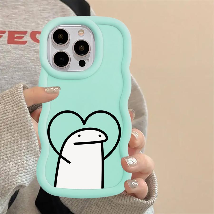 Funny Cartoon Case for iPhone 16 Pro Max 13 8 17 Air 14 11 15 Plus XR 12 Soft Phone Cover