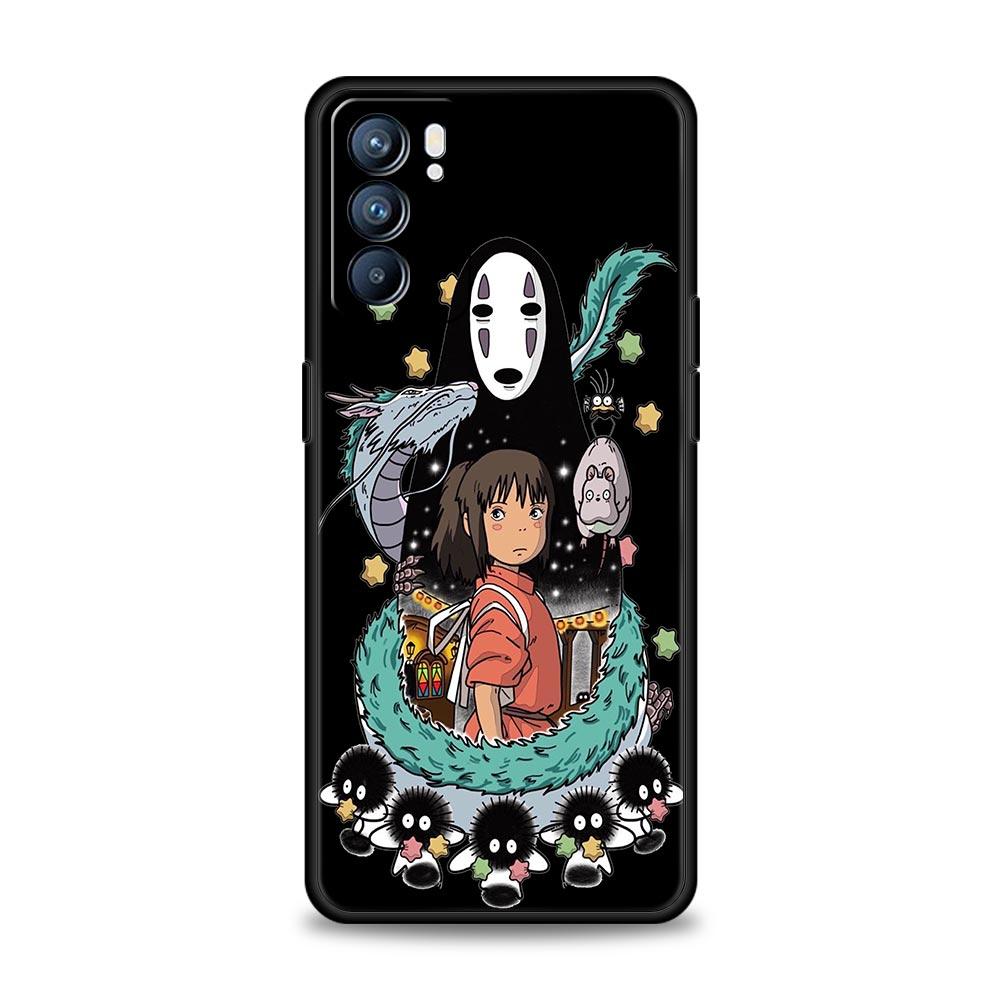 

Чехол «Тоторо Унесенные призраками» Миядзаки для OPPO Find X5 A54 A53 A52 A9 2020 A16 A15 A95 A76 A74 A12 Reno7 SE Reno6 Pro + 5G чехол OPPO A16