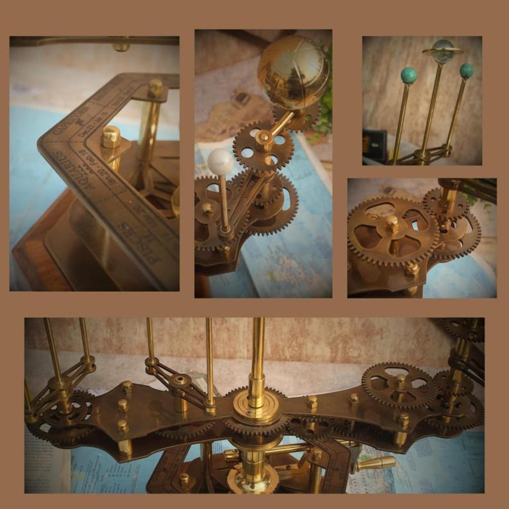 Vintage Orrery Ein perfektes Ausstellungsstück für zu Hause | Heimdeko | antikes Sonnensystem | Schreibtischzubehör