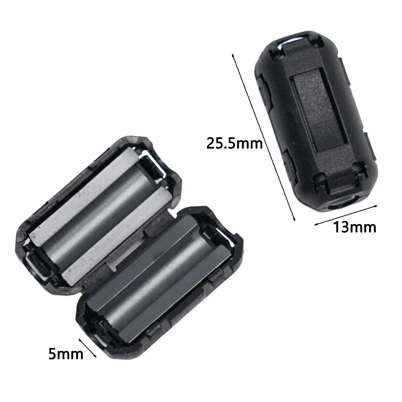 

2pcs 5pcs Ferrite Core Cord Ring Choke Bead RFI E M I Noise Suppressor Filter For Power Cord USB Antenna Audio Cable 5mm