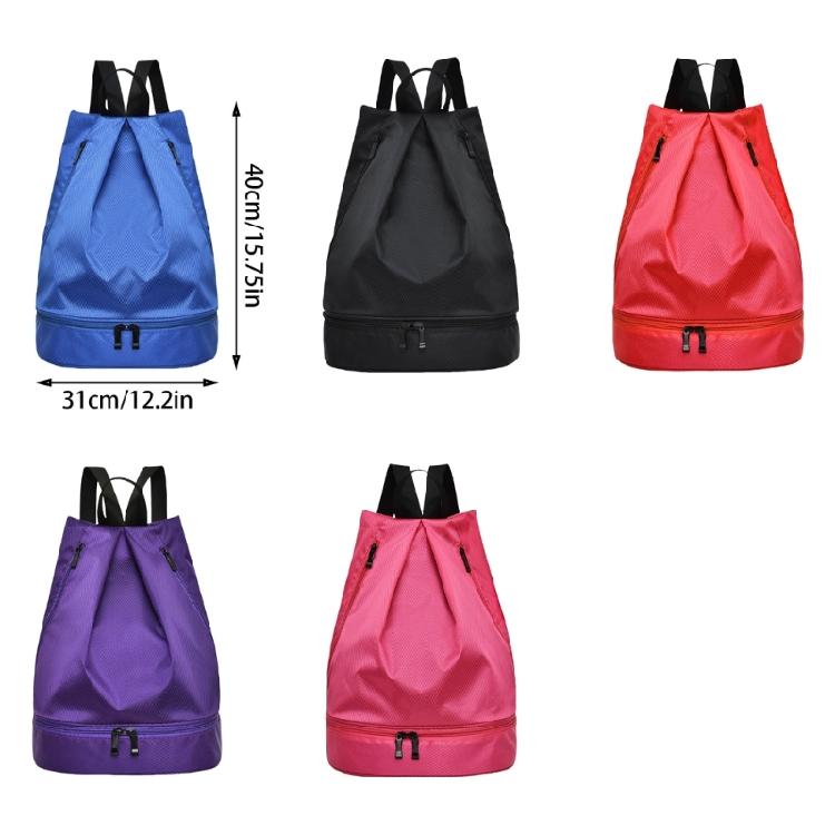 Wet Dry Separation Fitness Bag Swimming Bag Watertight Travel Sport Bag Basketball Soccer Bag Hiking Climbing Backpack