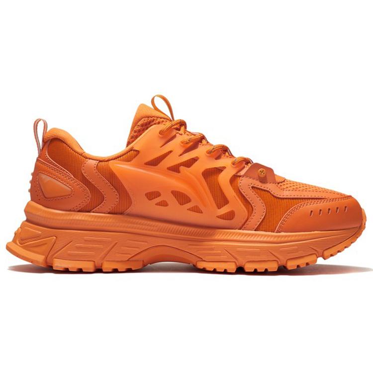 Li Ning Lingfeng Cushioning Rebound Cushioning Rebound Low top Running Shoes Men's Ice Orange ARLS001-4