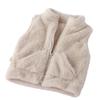 1-5 Years Kids Warm Fleece Vest Sleeveless Button Top