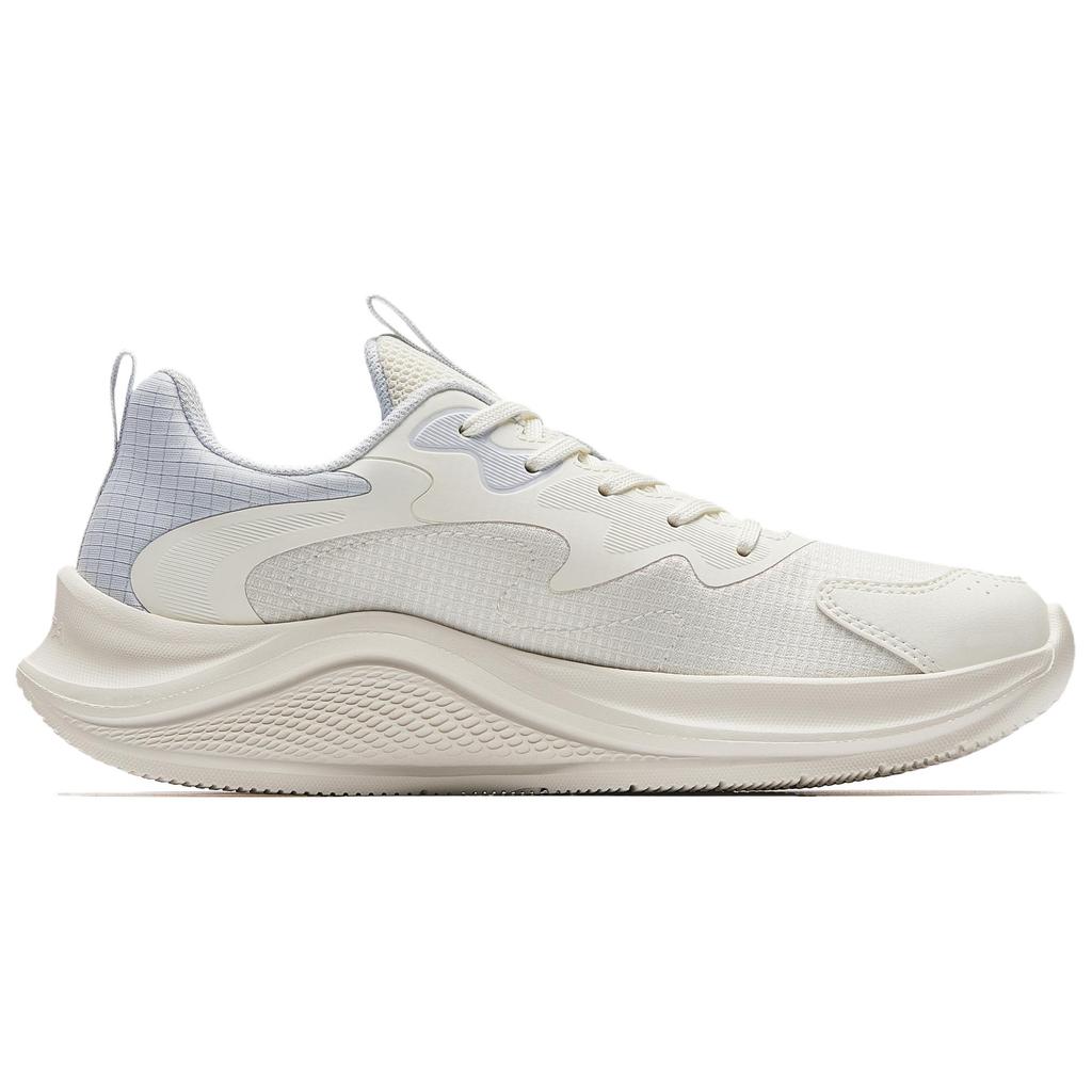 Anta Comfortable Shock Absorbing Durable Low Top Casual Running Shoes Women sneaker White 922535574-3