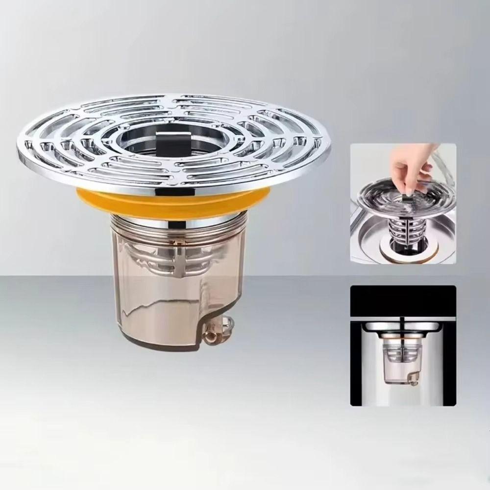 Einweg-Ablassventil Ablassfilter ABS-Material Duschablauf Kanalisationssieb Waschbecken Badewanne
