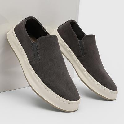 Fashion The New Men's Suede Casual  Loafers For Autumn And Winter Are Comfortable  Lightweight Walking Shoe And Breathable Driving Shoes
