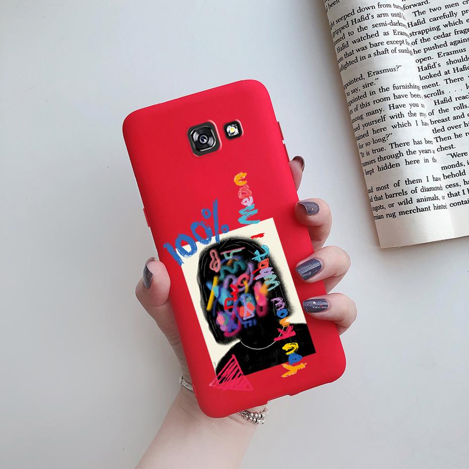 Hülle Für Samsung Galaxy A7 2017 Hülle Niedlich Bemalte Silikon Weiche TPU Handy Rückseite Abdeckung Stoßstange Für Samsung A7 2017 A720 A720f Hüllen