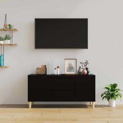 TV-meubel Zwart 102 x 44,5 x 50 cm Spaanplaat