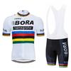 Mens Cycling Jersey Bib Shorts Set Breathable Mesh Bike Outfit Road