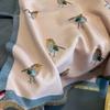 Elegant Printing Magpie Bird Shawl Imitation Pashmina Thick Warm Wraps  Travel