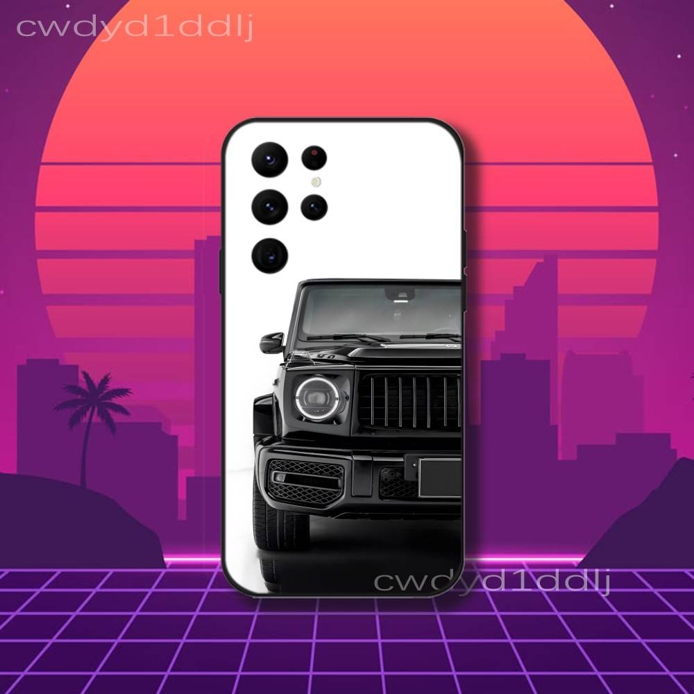 Car M-Mercedes-ES G Phone Case For Samsung S10,S21,FE,S21 ,S26,S25,S24,S23,Ultra,S9,S22,Plus Black Shell Cover