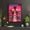 Aesthetic Hip Hop Legends Never Die Fighting Demons Rapper Music Album Juice Wrld Poster Canvas Print Wall Art Room Decor