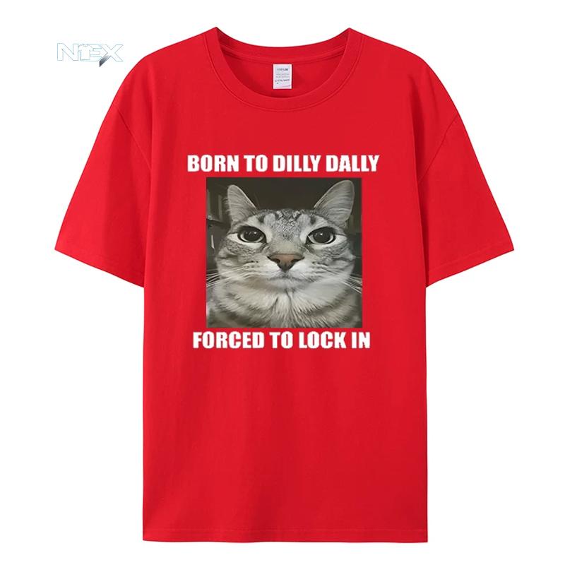 Summer Cat T-Shirts man women Printed Short Sleeve unisex Tees Tops Vintage Streetwear