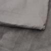 VidaXL Couverture lestée avec housse Gris 120x180 cm 9 kg Tissu 350825