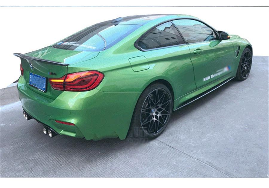 4X 66-93mm Real Carbon Fiber Exhaust Tip Pipe For BMW M2 F87 M3 M4 M5 F10 M6