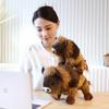 Simulated Wild Ox Plush Fluffy Buffalo Doll Lifelike Buff Plushie Peluche Home Office Decor Toddler Kid Man Boys Birthday Gift
