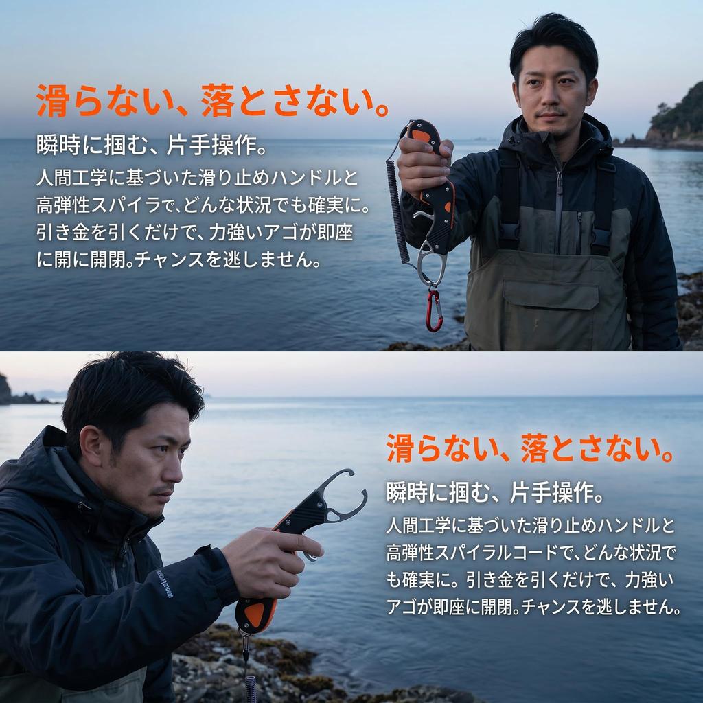 Fish Grip Fishing Tools Fish Grip with Measurement Made of