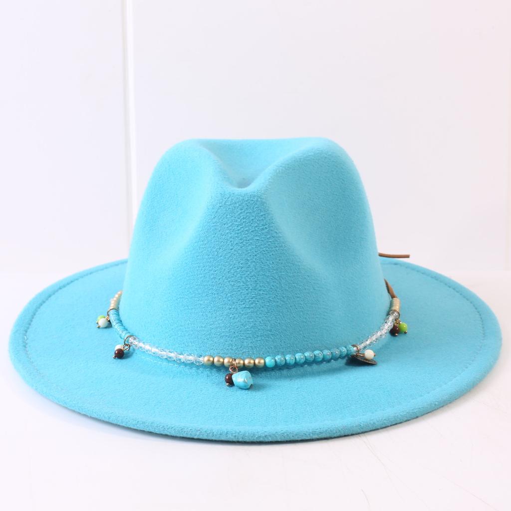 Popular European and American classic simple flat-brimmed top hat men's and women's fashionable and elegant versatile jazz hat top hat