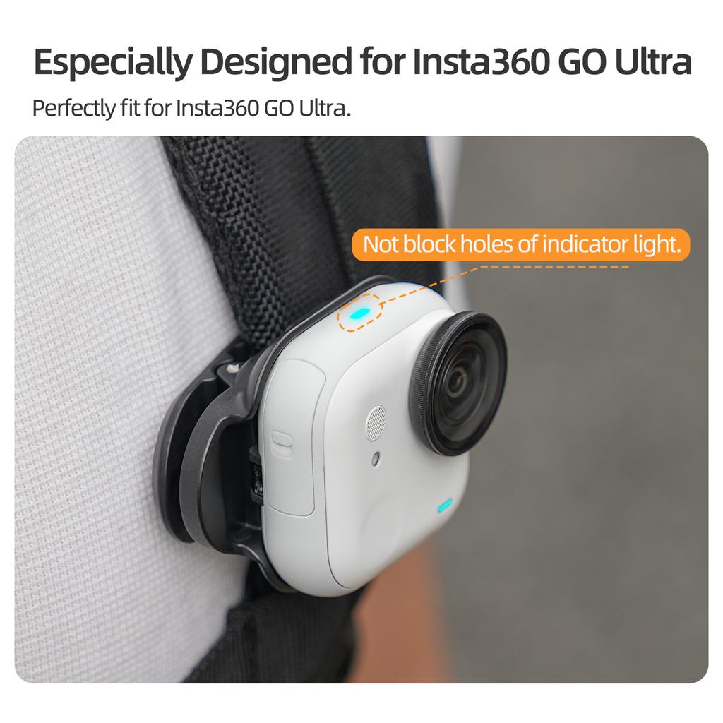 Für Insta360 Go Ultra Magnetischer Basisständer Winkelverstellbar Faltbar Schnellverschluss für Insta360 Go Ultra Kamera Zubehör