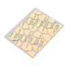 50 Sheets Nail Adhesive Tabs Double Side Nail Glue Sticker Resin Water Reistant Nail Glue Sticker