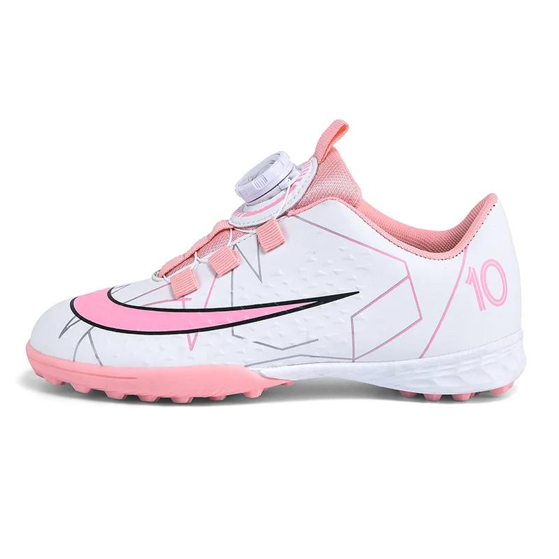 Children Sneakers Top Quality Field Kids Non-Slip Cleats Soccer Shoes Girls Futsal Ultralight Boy Turf Training Football Boots