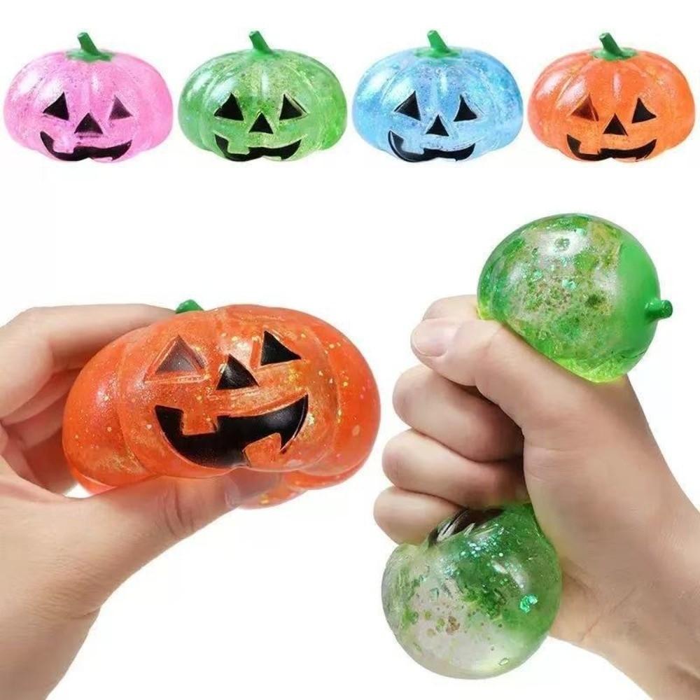 Squeeze Design Stress Ball Toy Slow Rising Pumpkin Stress Ball for Stress Relief Gifts