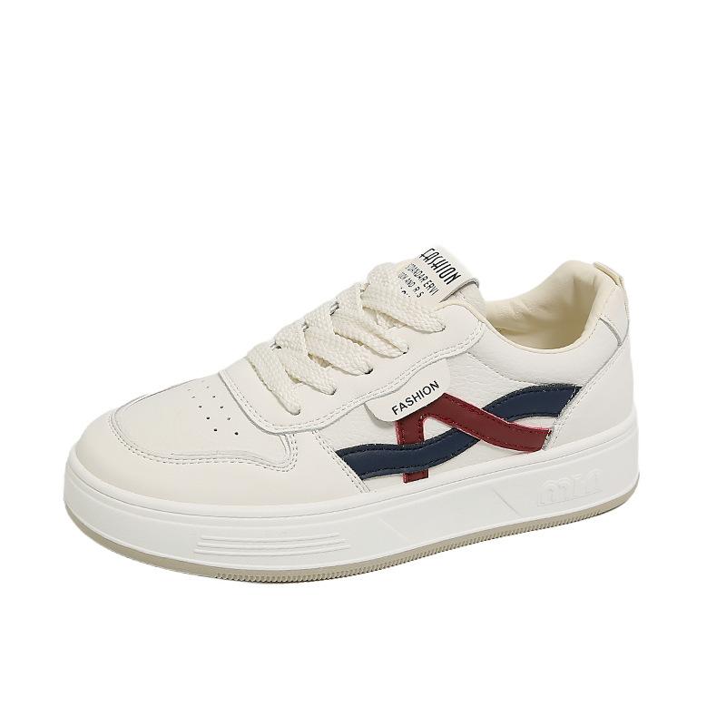 

Platform white shoes women s autumn 2025 new lightweight casual shoes soft sole student flat baseplate shoes 40