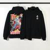 23SS Spring and Summer New American Trendy Brand Spoof Personalized Printing Hooded Sweater for Men and Women