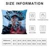 C-Cris M-Mj Singer Cushion Cover Pillowcase Ultra Soft Skin Friendly Fabric Cloud Like Comfort & Concealed Zipper