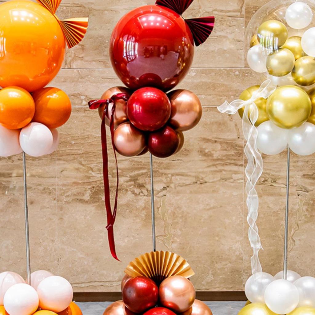 Balloon Arch Pillar for Event Atmosphere Decoration In Shopping Mall Entrances